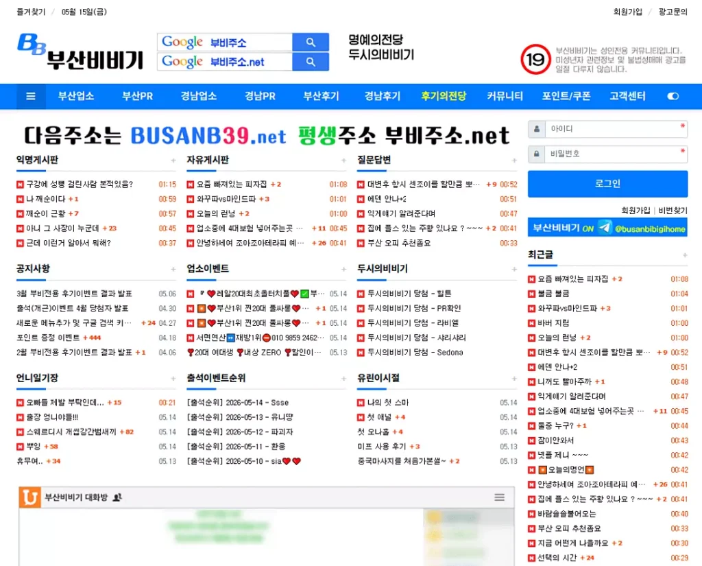 '부산비비기' 신흥 강자
