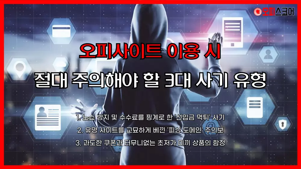 플랫폼 이용 시 주의해야 할 3대 사기 유형